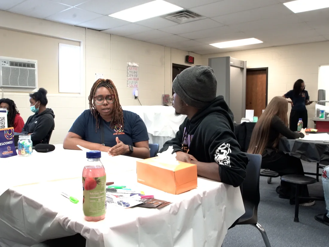 Elders and youth sharing stories in a StoryStrong circle